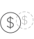 Dollar sign icon symbolizing transparency.