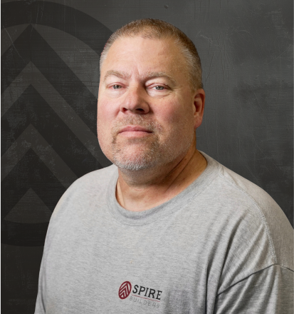 Portrait of Shawn Ink, laborer at Spire Builders.